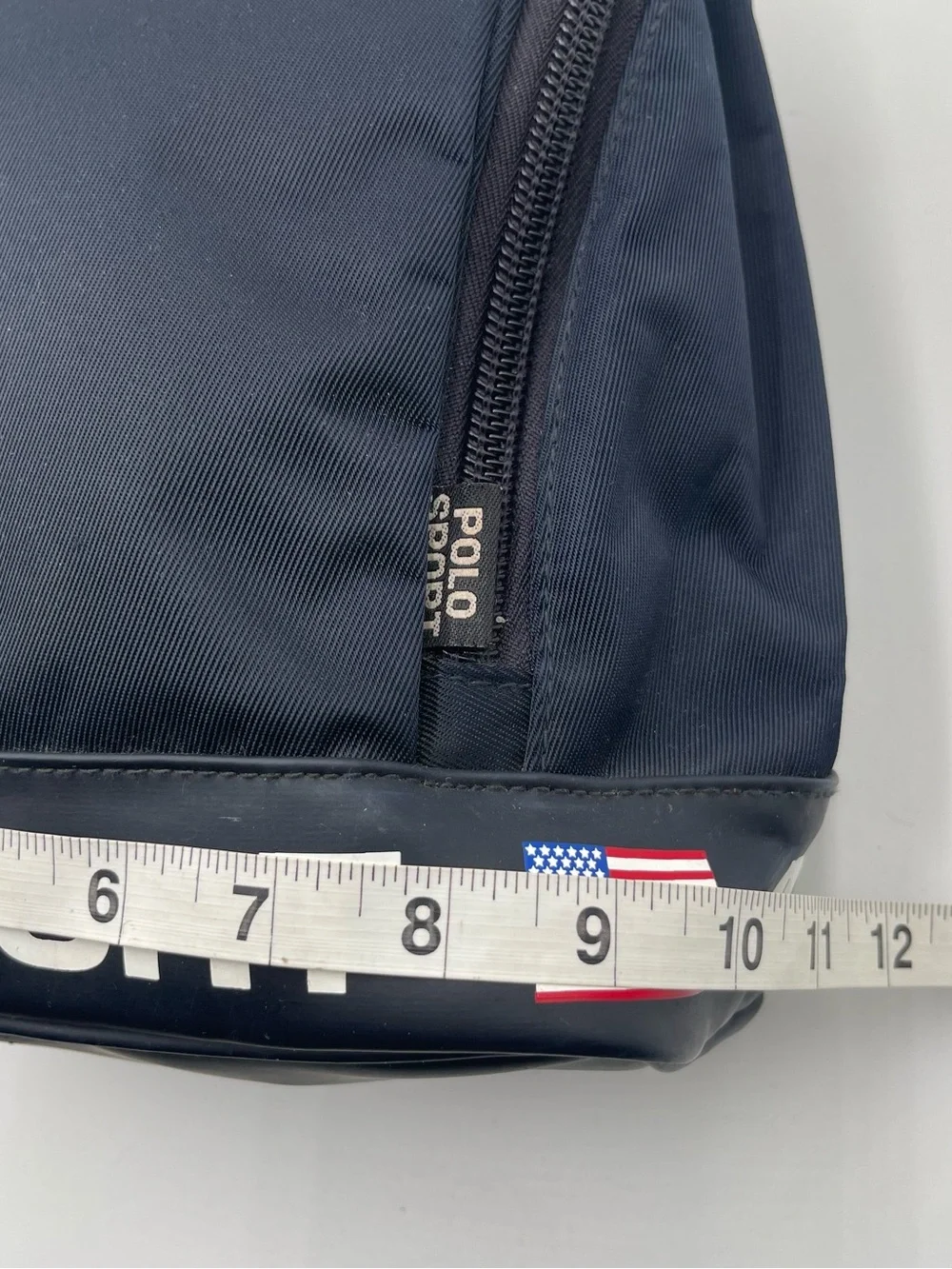 Vintage 90s Polo Sport Ralph Lauren Small Mini Backpack Navy Logo Preppy USA